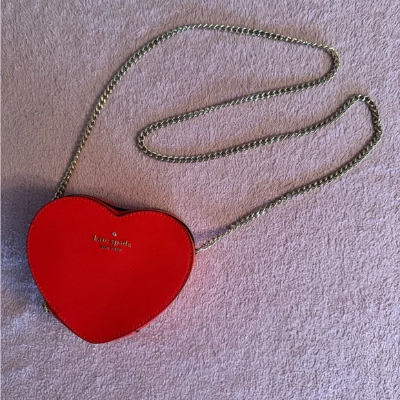 kate spade red heart mini crossbody bag - Picture 3 of 17